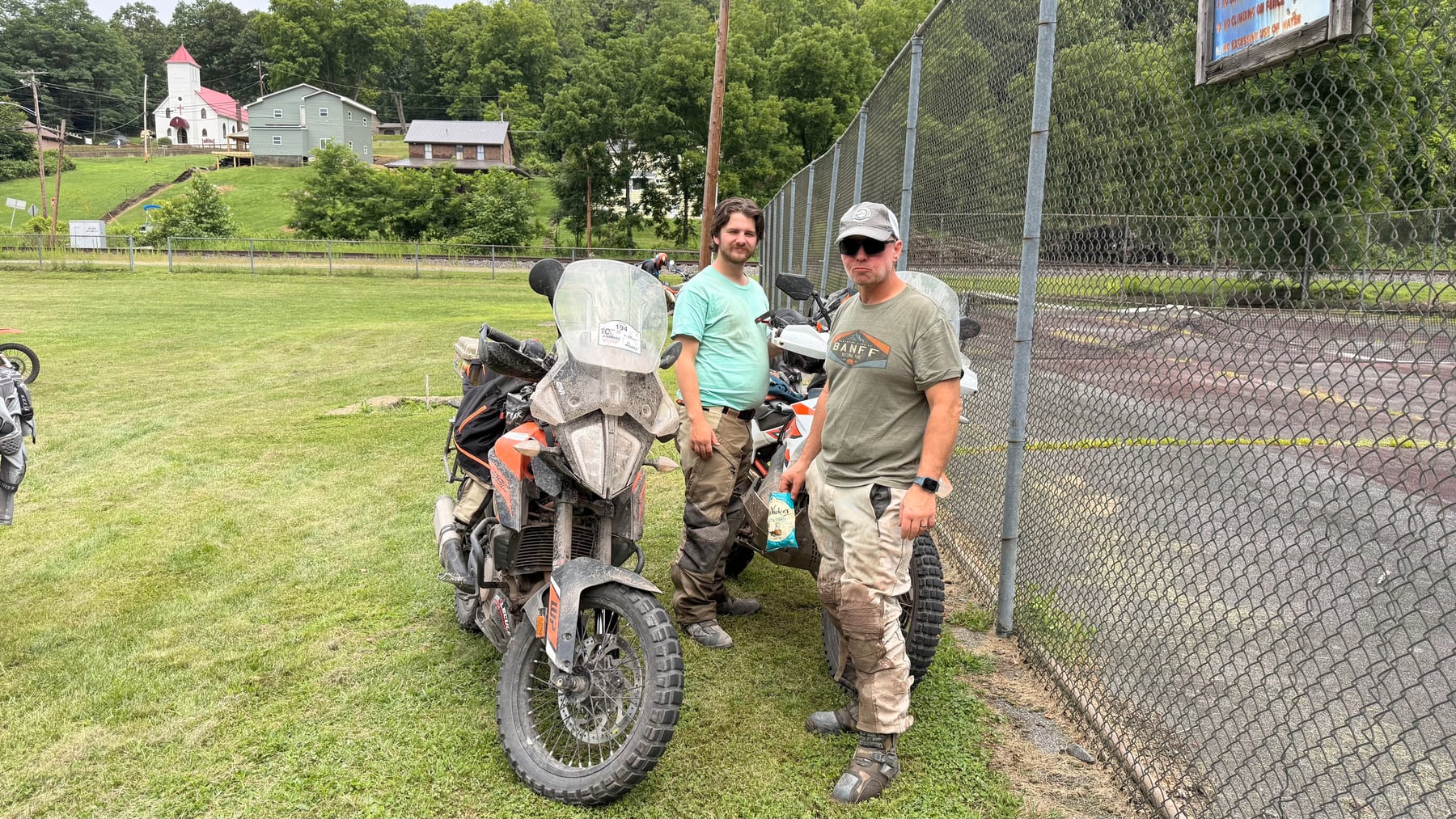 Back at Fowler Grove after another long ride.